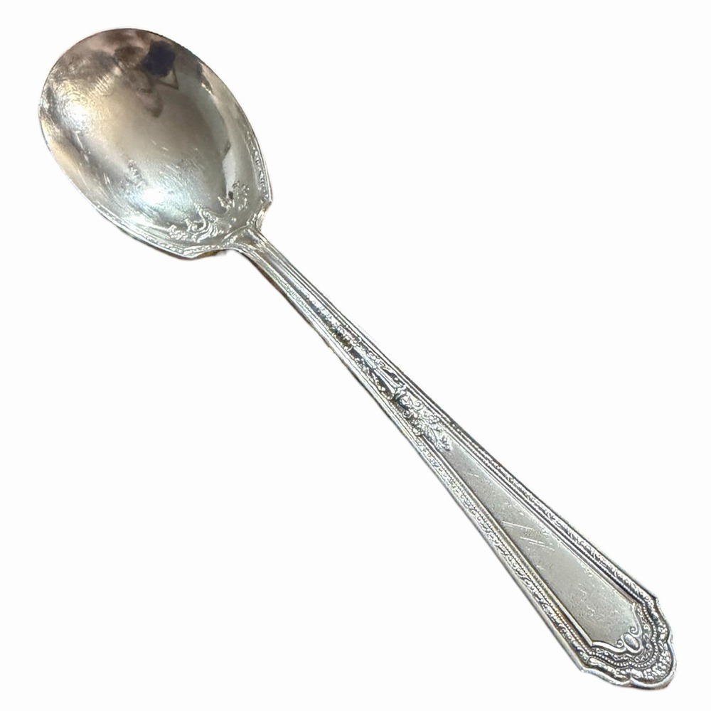 Vintage 1925 Holmes & Edwards Romance‎ Silver Plate Soup Spoon Replacement